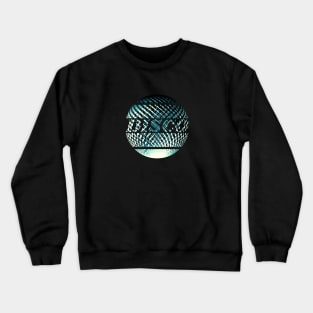 Steel blue disco discoball Crewneck Sweatshirt